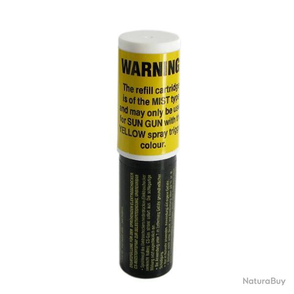 Recharge Gaz Poivre CS 15 ml pour SCORPY MAX 500 et SCORPY 200