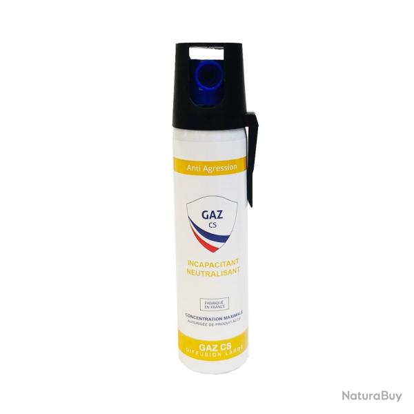 Bombe Lacrymog�ne Impact Gaz CS 75 ml D�fense Directionnelle