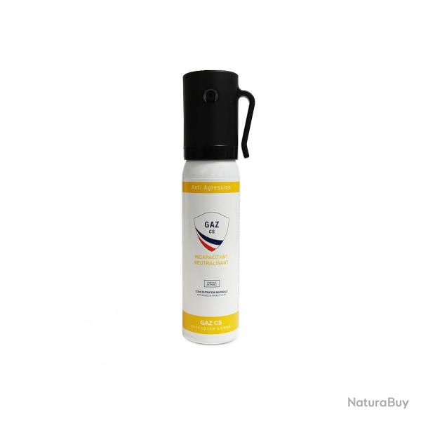 Bombe Lacrymog�ne Gaz CS 25mL A�rosol de D�fense Compact