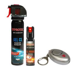 Pack Alarme Pocket et Bombe Lacrymog&egrave;ne Discr&egrave;te