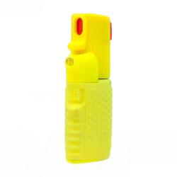 Lampe A&eacute;rosol de D&eacute;fense Hurricane Jaune 15ml avec LED Int&eacute;gr&eacute;e