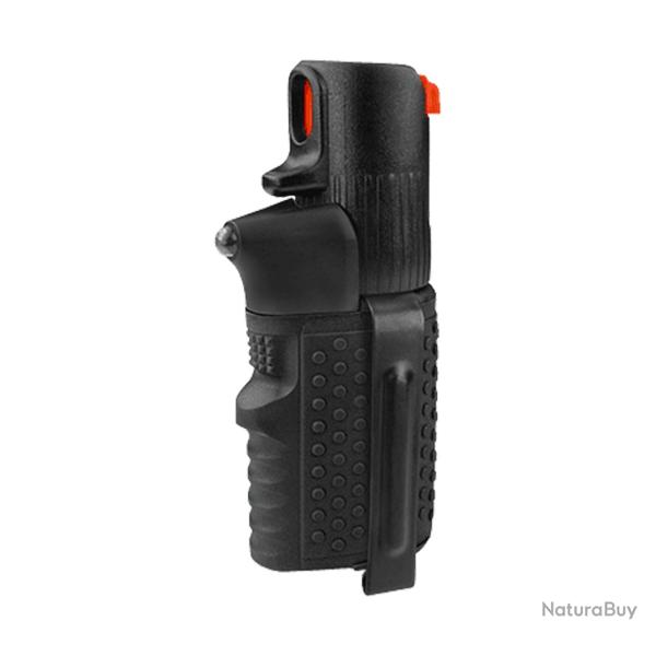 Lampe de Poche et A�rosol de D�fense Hurricane Noir 15 ml avec Clip M�tallique