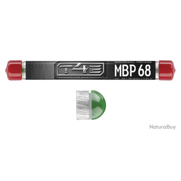 Billes T4E Umarex Peinture Verte Pr�cision Calibre .68 - Lot de 10