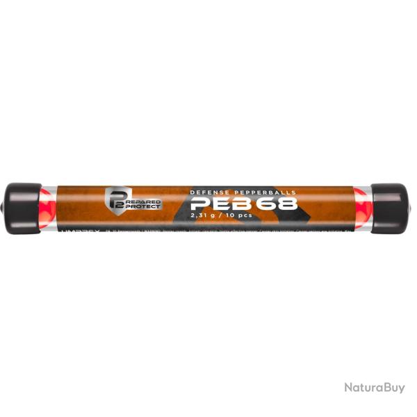 10 Billes au Poivre PEB 68 T4E Calibre .68 pour HDR68 et HDS68