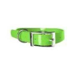 Collier helen baud biothane biogold vert 450mm x 19mm x 2.6mm