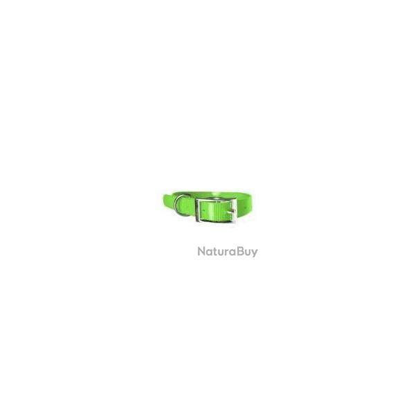 Collier helen baud biothane biogold vert 450mm x 19mm x 2.6mm