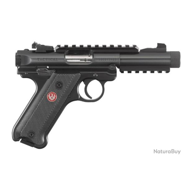 Pistolet RUGER MARK IV tactical bronze cal.22lr filet� 1/2-28 4.40"