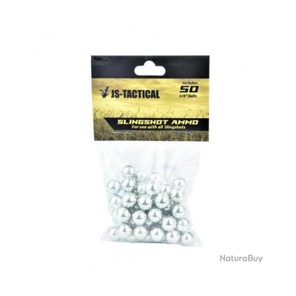 Billes m�tal 9.5mm pour lance pierre