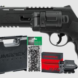 PACK REVOLVER T4E TR50 GEN2 CAL 50 - 13 J -100 BILLES + 10 CO2 + LASER + MALLETTE)