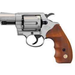 Revolver COLT Detective Sp&eacute;cial - Nickel / Wood Cal. 9mm RK
