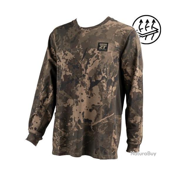 T-Shirt Nash � Manches Longues Nash ZT Lite Luxe Camo M