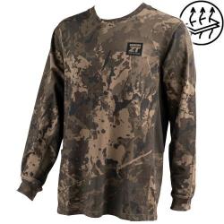 T-Shirt Nash &agrave; Manches Longues Nash ZT Lite Luxe Camo L