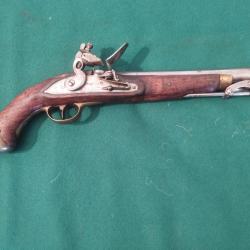 Pistolet Silex  Portuguaise D&ordf; Maria II  circa 1839