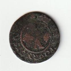 Monnaie F&eacute;odale France  DOMBES - PRINCIPAUT&Eacute; DE DOMBES - GASTON D'ORL&Eacute;ANS Denier tournois