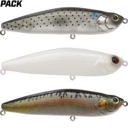 Pack de 3 leurres XORUS Z Claw evo sp&eacute;cial coup du soir