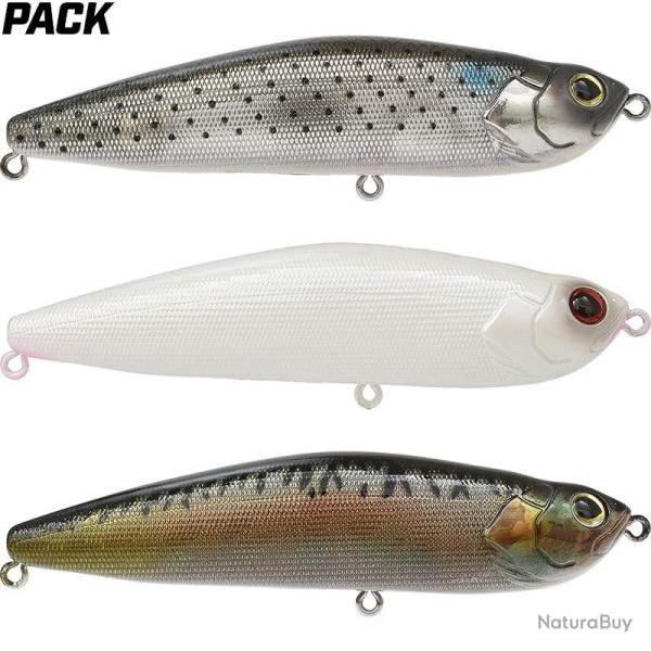 Pack de 3 leurres XORUS Z Claw evo sp�cial coup du soir