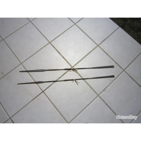 paire de lance africaine