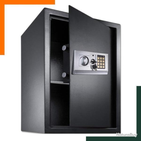 Coffre-fort pour pistolet avec �clairage LED - S�curit� renforc�e - Noir -  Livraison rapide