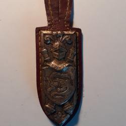 1 insigne du 503e r&eacute;giment de Chars de Combat et son cuir