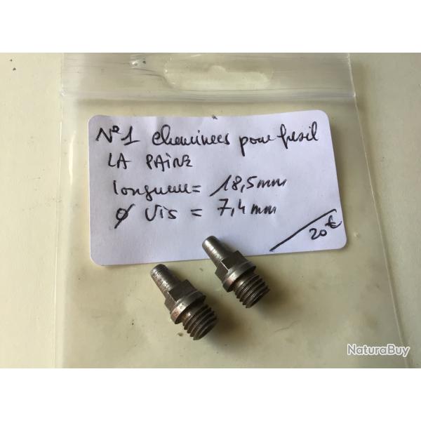 VENDU PAR LE-CUIRASSIER N�1 PAIRE DE CHEMINEES POUR FUSIL DE CHASSE