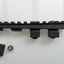 rail pent&eacute; picatinny 11 trous en ABS