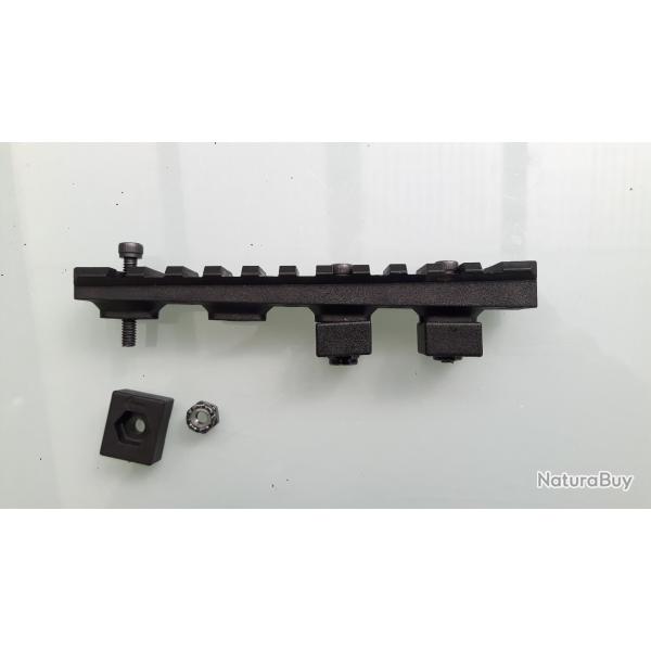 rail pent� picatinny 11 trous en ABS