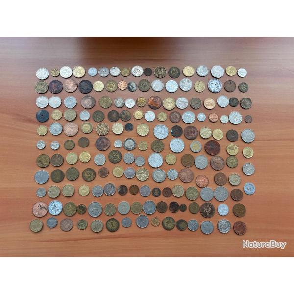 Lot de pi�ces ancienne 172 pi�ces -  1� sans prix de r�serve !!
