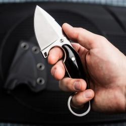 Couteau fixe B&ouml;ker Magnum Enki 02BM0001 - lame 440B satin, micarta noir, &eacute;tui Kydex
