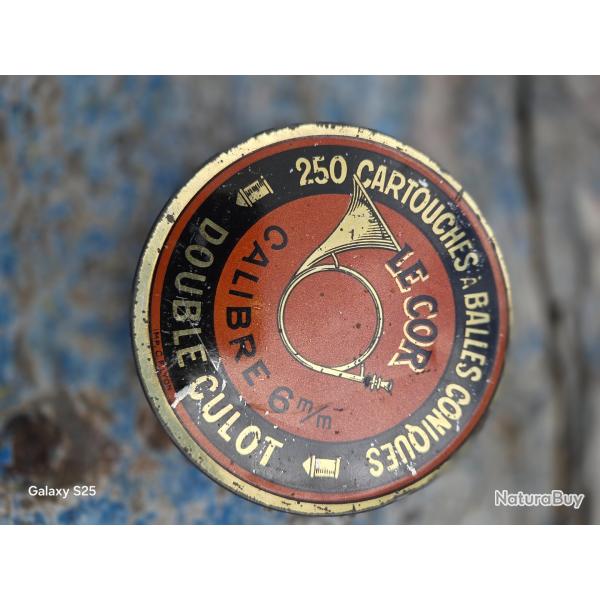 Cartouche de 6mm double  culot