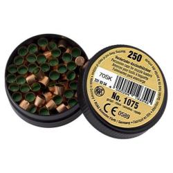 Amorces cannel&eacute;es RWS pour pistolet poudre noire par 750