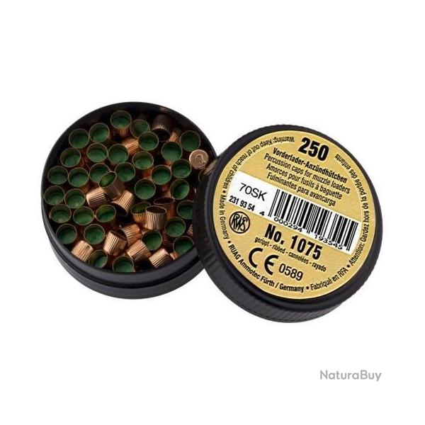 Amorces cannel�es RWS pour pistolet poudre noire par 750