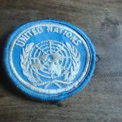 &eacute;cusson tissu brod&eacute;e united nations
