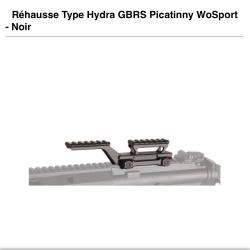 rehausse type hydra GBRS picatinny wosport noir