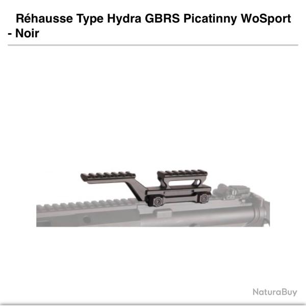 rehausse type hydra GBRS picatinny wosport noir
