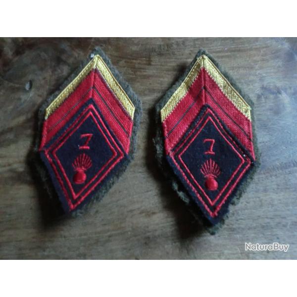 �cusson losange M45 7� r�giment infanterie