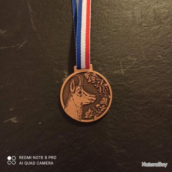 M�daille cotation troph�e chamois isard �chelon bronze
