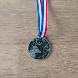 M&eacute;daille cotation troph&eacute;e cerf &eacute;chelon argent(nouveau mod&egrave;le)