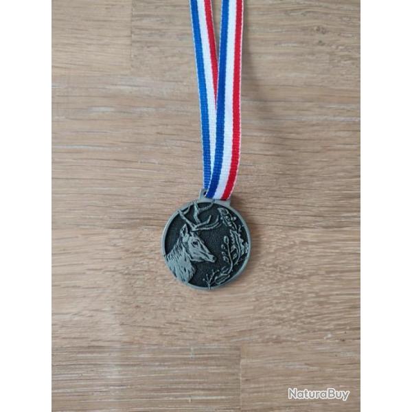M�daille cotation troph�e cerf �chelon argent(nouveau mod�le)