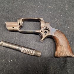Carcasse et canon HS de revolver &agrave; percussion - 1� sans prix de r&eacute;serve !!