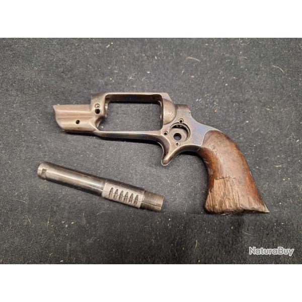 Carcasse et canon HS de revolver � percussion - 1� sans prix de r�serve !!