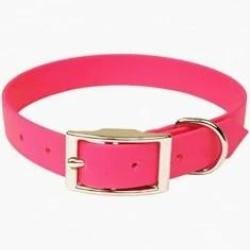 Collier biothane biogold helen baud ROSE 700mm X 38mm x 2.6mm
