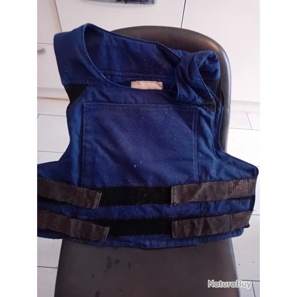 ENCHERE GILET PARE BALLES TETRANIKE BLEU TAILLE M/L