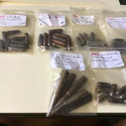 VENDU PAR LE-CUIRASSIER LOT DE BALLES 7,5 MM 9 MM ET 9 MM COURT 7,65 LONG D&Eacute;MILITARIS&Eacute;ES