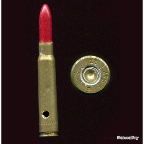 7.92 x 57 Mauser marquage Allemand 1918 - cartouche � blanc balle bois rouge - neutralis�