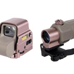 Set Holosight EXPS3 & Magnifier X3 G33 (WADSN) D&eacute;sert