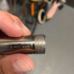 Choke pour fusil FAIR 1/2 tr&egrave;s peu utilis&eacute; car je suis pass&eacute; sur un choke externe.