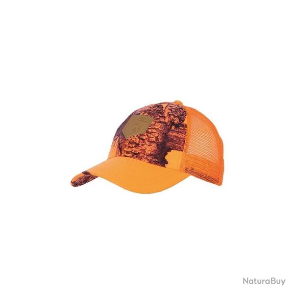 SOMLYS CASQUETTE CHASSE MAILLE CAMO ORANGE