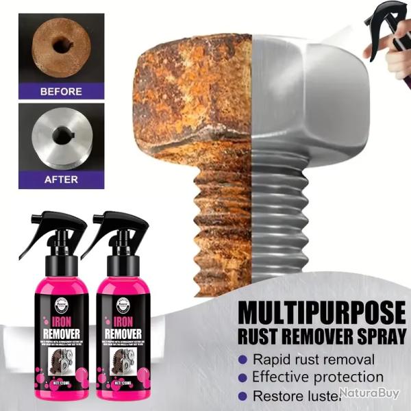 spray antirouille 120mL diverses surfaces multi usages bricolage outils voiture neuf