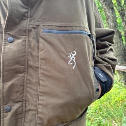 Grosse veste chaud browning