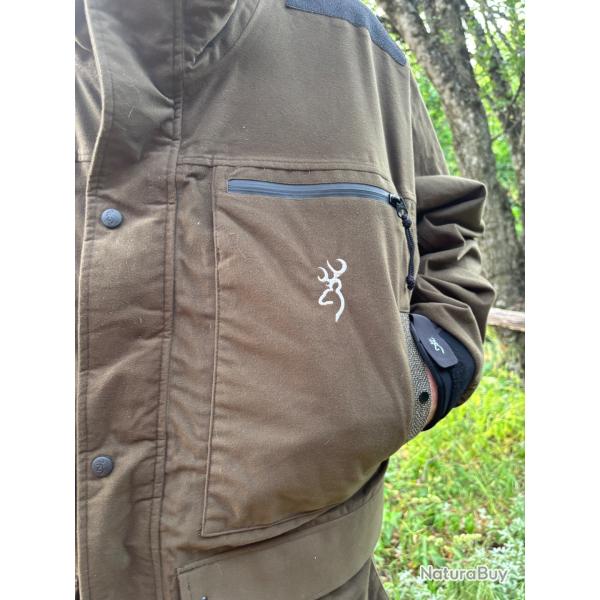Grosse veste chaud browning